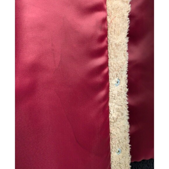 Profound Aesthetic Mens Split Color Shearling Varsity Jacket Streetwear Size XL - Picture 13 of 15